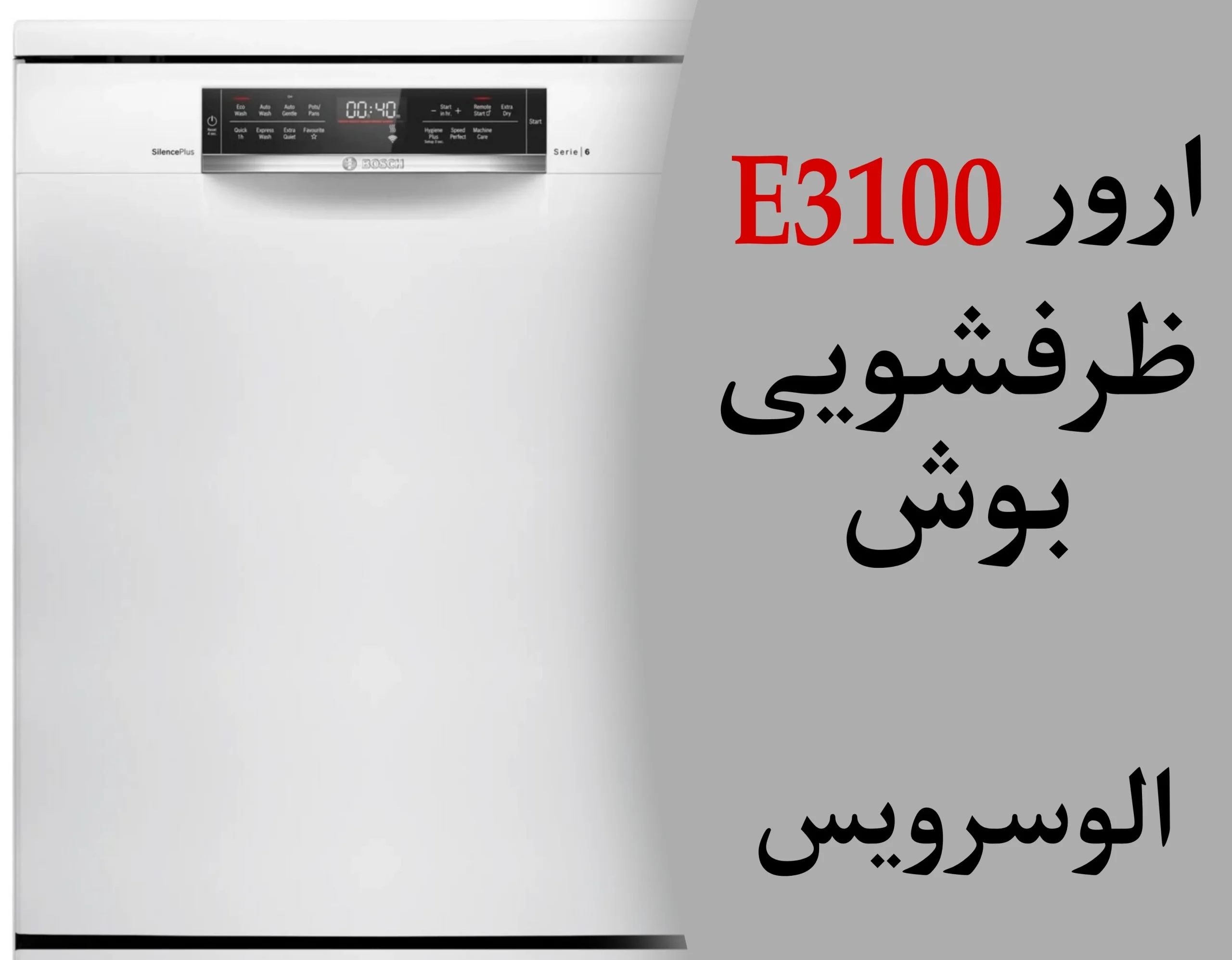 ارور 3100 ماشین ظرفشویی بوش